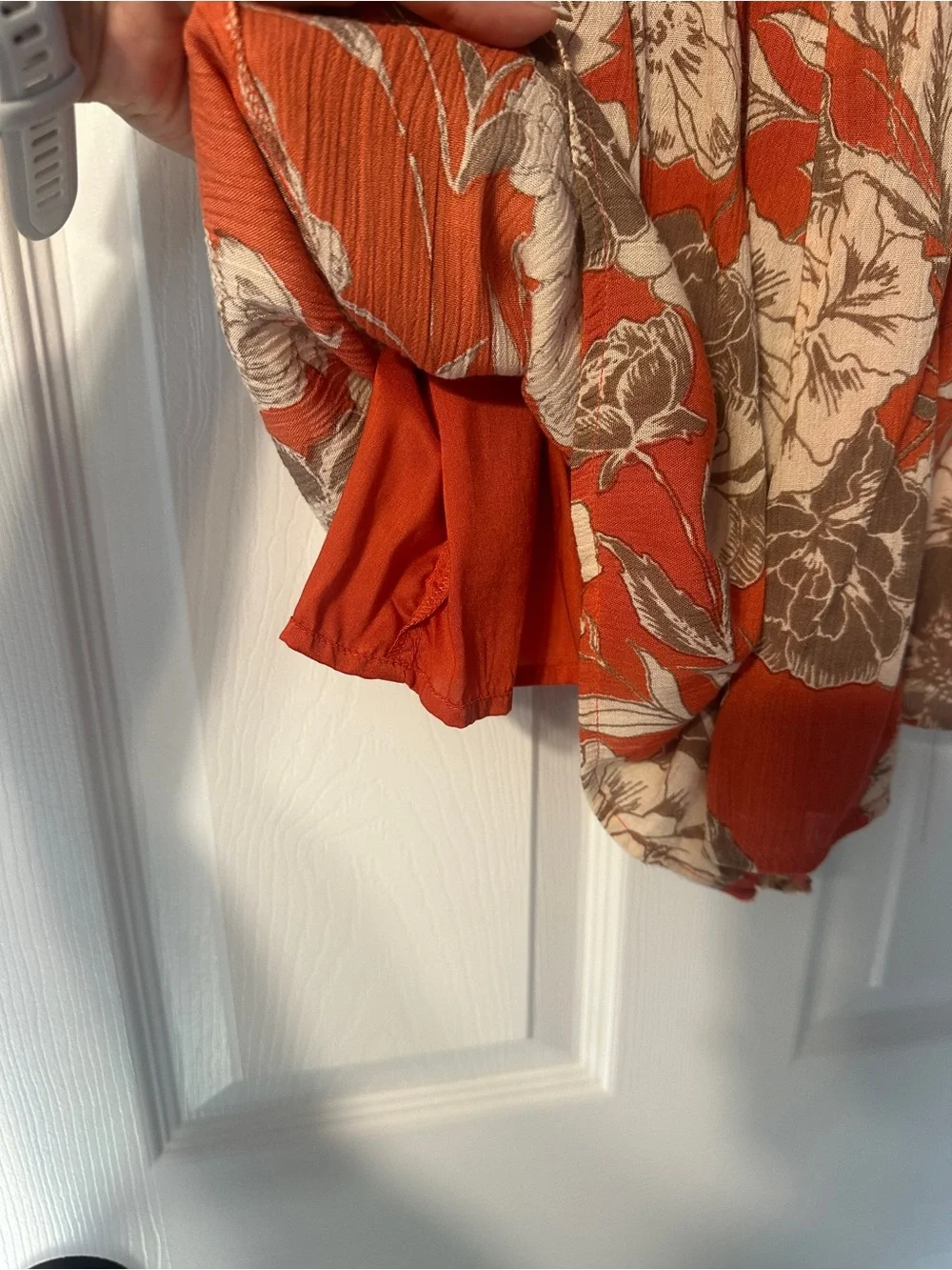 Off-Shoulder Floral Romper- Amuse Society